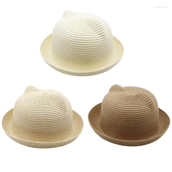 Berets Summer Strape Hat Parent-Mild Sunshade Fisherman Ears Sun Sun Spirt Surpring Gift для праздника