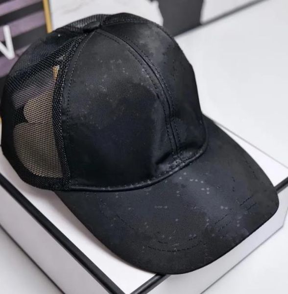 2024 Net Beyzbol Caps Yüksek kaliteli açık siyah spor top şapkalar mektuplar desenler nakış kovası şapka erkekler kadınlar snapback şapkalar güneş vizörü