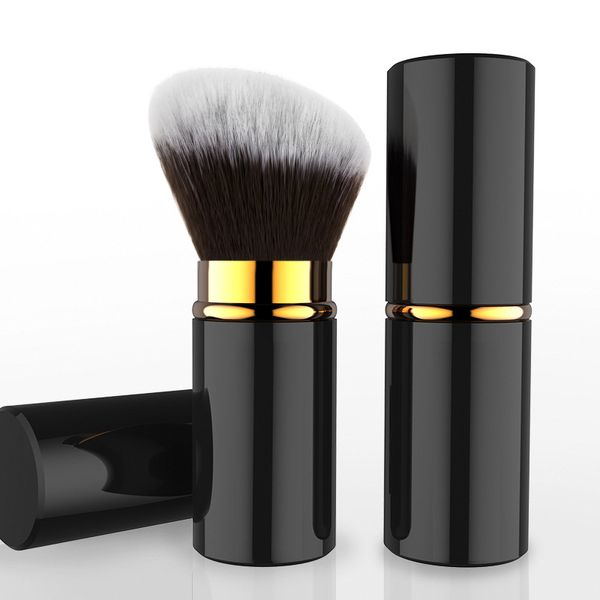 Único grande pincel de pó único preto grande gordura dun único multifuncional mel escova cosméticos ferramenta cosmética