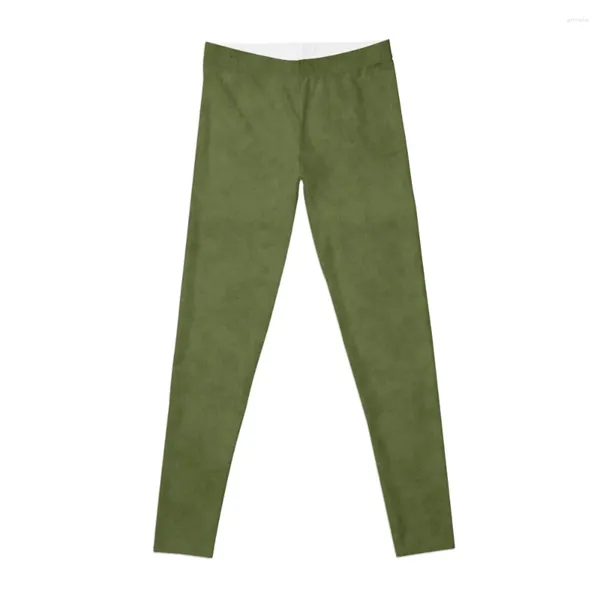 Pantaloni attivi Texture maculata - Leggings verde oliva scuro Abbigliamento sportivo Abbigliamento da palestra per donna Fitness