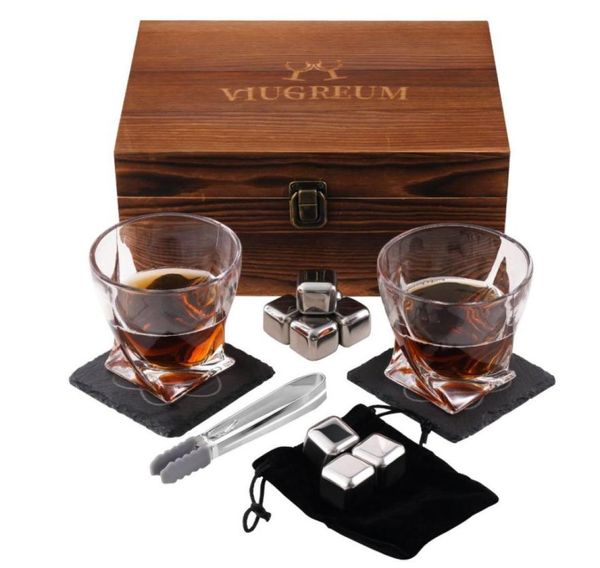 Set regalo con pietre di whisky Set di bicchieri da whisky, ottimo regalo per gli uomini7650692