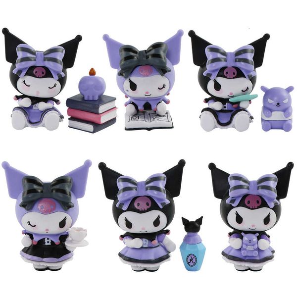 Blind Box Kuromi Toy Melody Pacha Dog Twister Toy per bambini Figura Toy Doll Melody Fatto a mano Sanliou Jade Guigou Twisting Figure Tiktok Live Cake Decorating