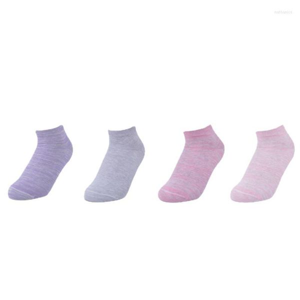 Damensocken Boot Antistatische Silberfaser Bonbonfarbe Damen Flacher Mund Bequeme Baumwolle