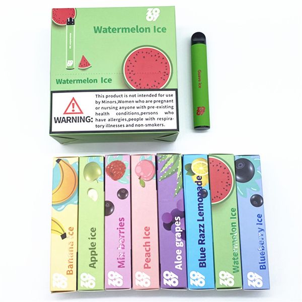 zooy 800 puff bar Sigaretta elettronica usa e getta pod puff 800 Batteria da 400 mAh 0 mg 20 mg 50 mg puff vape Dispositivo a penna 3 ml Preriempito Premium