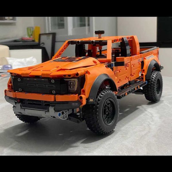 Bloco 1379pcs 10 Raptor Off Road Car Building Blocks Montar Bricks Toys Gifts For Boy Kids R231109