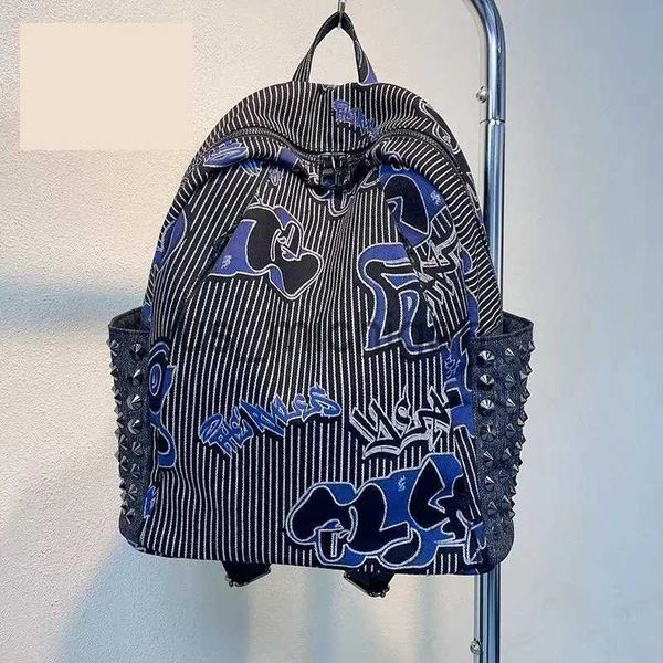 Mochila vintage denim masculino mochila feminina mulheres mochilas rebite macio lavado saco de lona mochilas para meninas punk saco de escola adolescente j231109