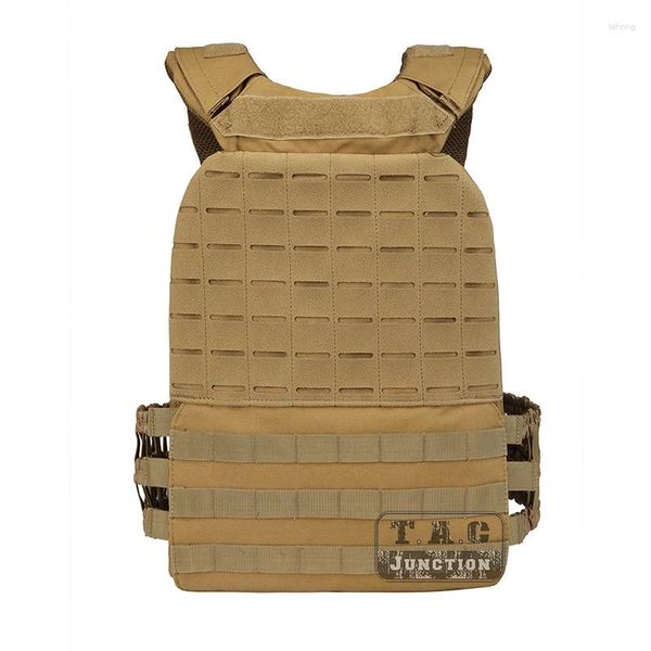 Jaquetas de caça Tactical CrossFit Plate Carrier Colete ponderado para treinamento Fitness Running Sports Molle Modular Quick Release Chaleco Lastre