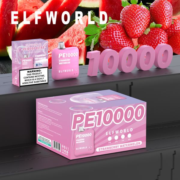 Оптовая торговля ELF WORLD PE10000 Pi9000 Disposbale Vape Kit Распылитель Ecig Bar