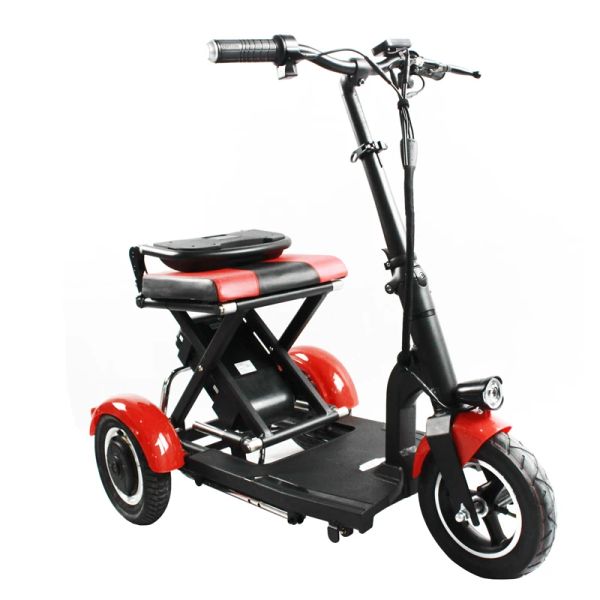 Monopattino elettrico per adulti a tre ruote monopattino elettrico triciclo 36V 300W scooter elettrico pieghevole portatile per anziani
