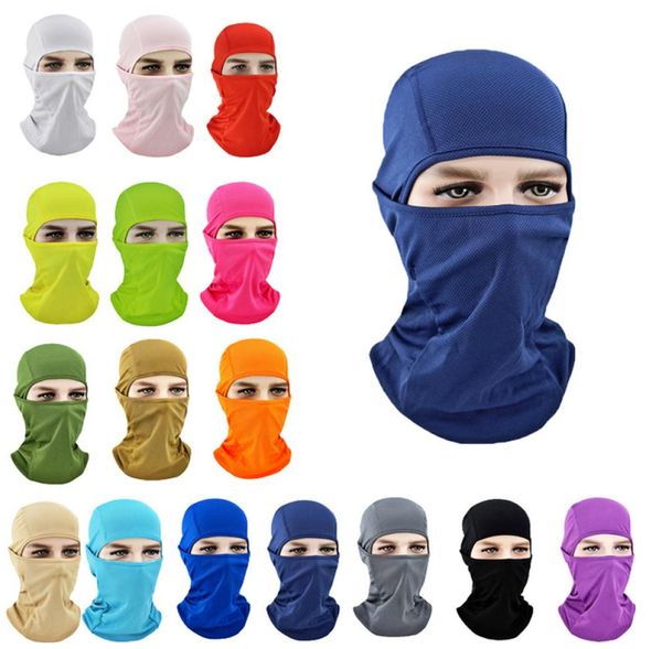 Motocicleta máscara facial ciclismo balaclava fu capa buffs chapéu balaclava lycra pescoço de esqui verão sol ultra proteção uv fino quente b04159928007