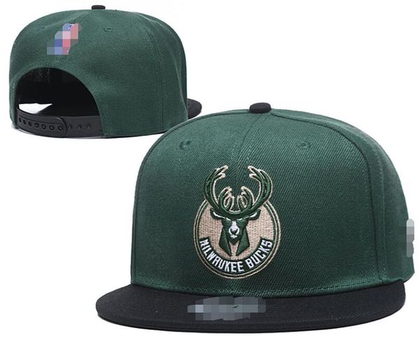 Bucks Ball Caps 2023-24 Unisex Beyzbol Kapağı Snapback Şapka Finalleri Şampiyonlar Soyunma Odası 9 Fifty Sun Hat Nakış İlkbahar Yaz Kapağı Toptan Beanies A1