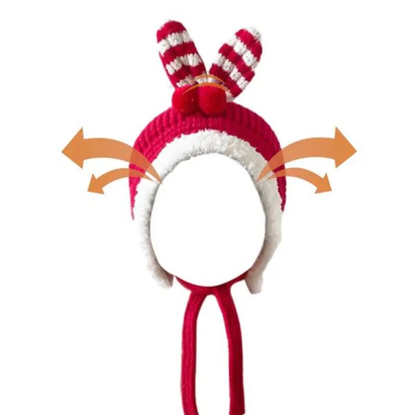 Sciarpe Avvolge Beanie con orecchie da coniglio per berretti lavorati a maglia per bambini per ragazza ragazzo bambino berretti caldi in maglia morbidi e accoglienti sciarpe di protezione beanie in maglia per bambini 231108