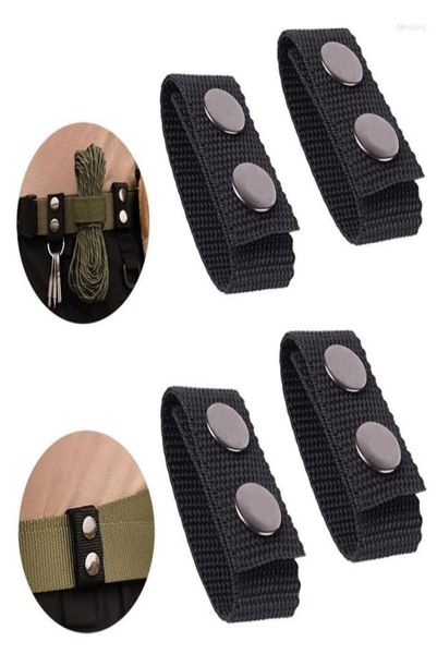 Gadgets ao ar livre 148 portátil tático fivela de cinto resistente keeper com duplo snaps webbing cinta acessório militar sport2026008