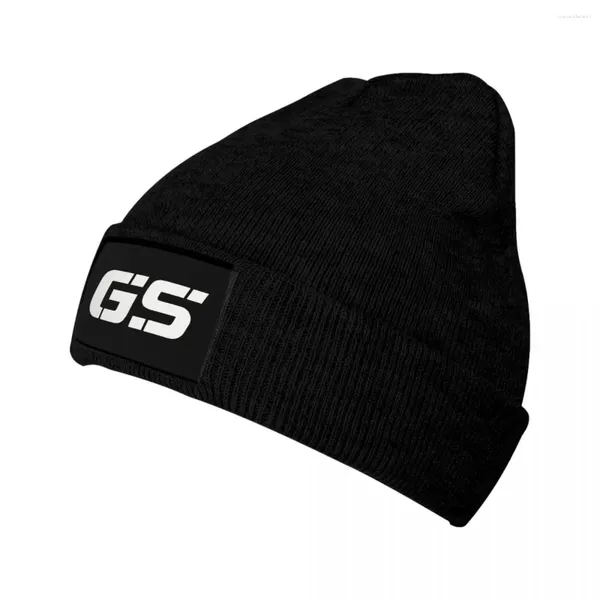 Berets GS Logo Chapéu de malha para mulheres homens beanie outono inverno chapéus motocicletas motocross quente melão boné