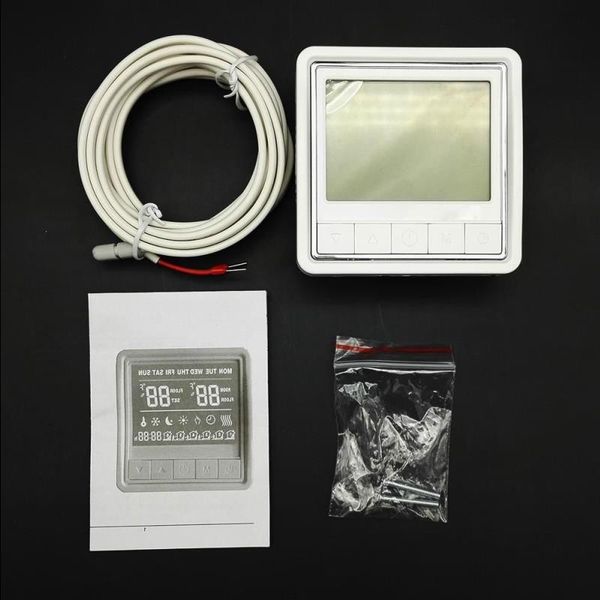 Freeshipping 95V ~ 240V 16A Wöchentlich programmierbarer digitaler Raumthermostat für Fußbodenheizung Bkoeu