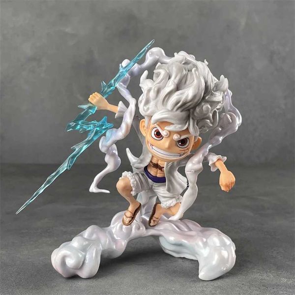 Anime One Piece Anime Figure Sun God Nika 5 Versione Statua Action Figure Modello Decorazione bambola Collezione Giocattoli Regali