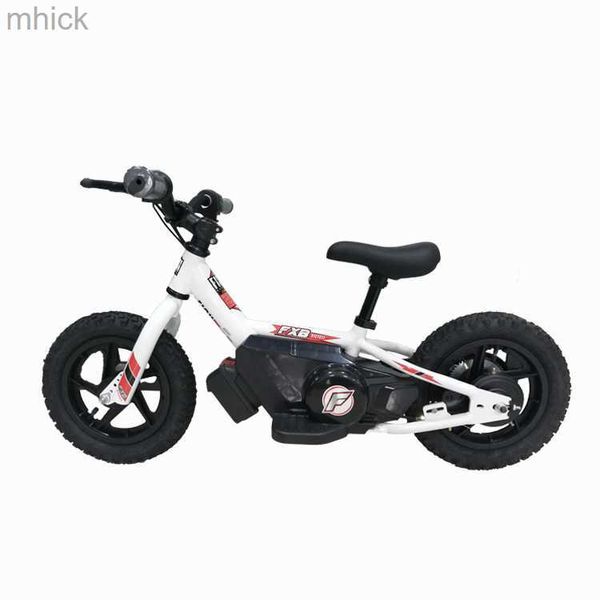 Fahrradpedale Neues Design 12-Zoll-Kinder elektrisches Laufrad Aluminiumrahmen Balance Elektrofahrrad für Kinder M230410