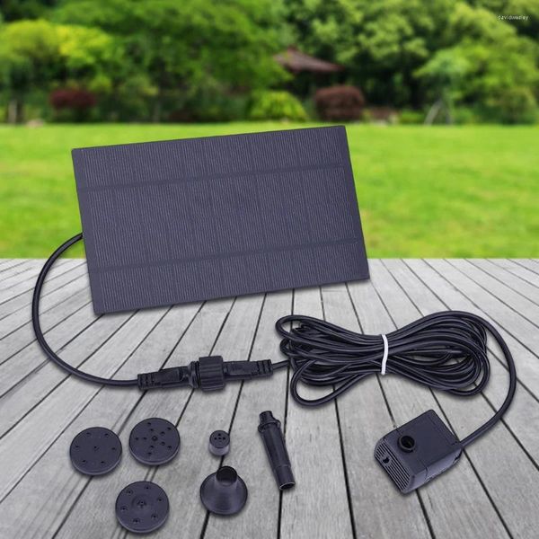 Gartendekorationen Solar Aquarium Wave Maker Umwelt mit 6 Düsen Wasserpumpe Filter Dekorative Requisiten tragbar für Poolbrunnen