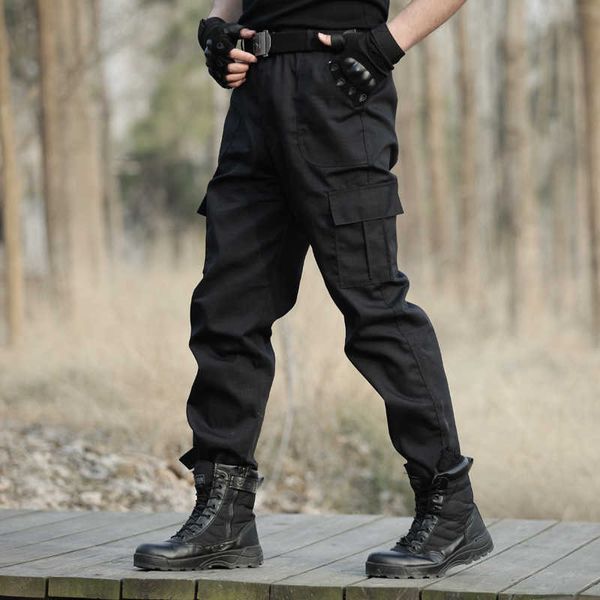 Мужские штаны Bla военные грузовые брюки Мужские рабочие панталоны тактические брюки Мужские армейские боевые бои Airsoft Casual Banns Camo SweatWant Z0410