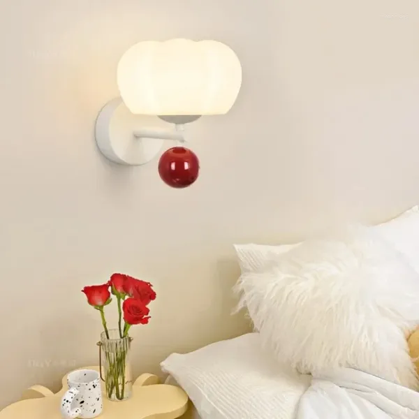 Lampada da parete 2023 Camera da letto principale Camera delle ragazze Soggiorno Corridoio Corridoio Crema Vento Comodino