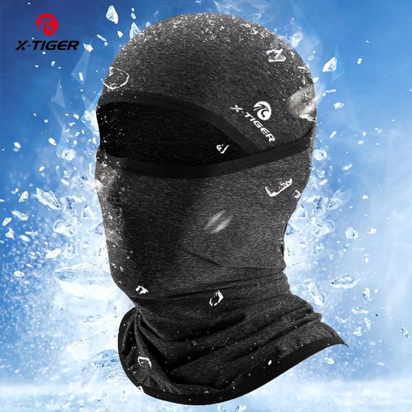 Moda Máscaras Faciais Pescoço Gaiter X-TIGER Esporte Máscara Facial Verão Ciclismo Pesca Correndo Lenço de Pescoço Unissex Proteção Solar Mountain Bike Ciclismo 231109