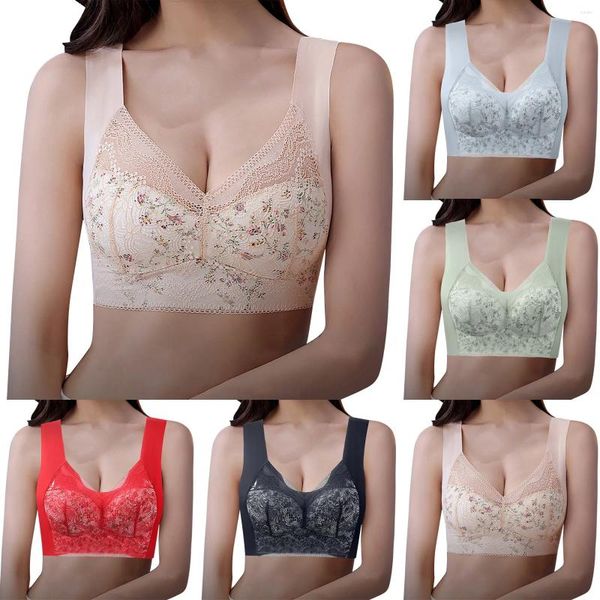 Completo da yoga, bellissimo reggiseno posteriore da donna, petto grande, piccolo e sottile, lingerie senza cuciture per le donne, reggiseni da donna, chiusura frontale push up