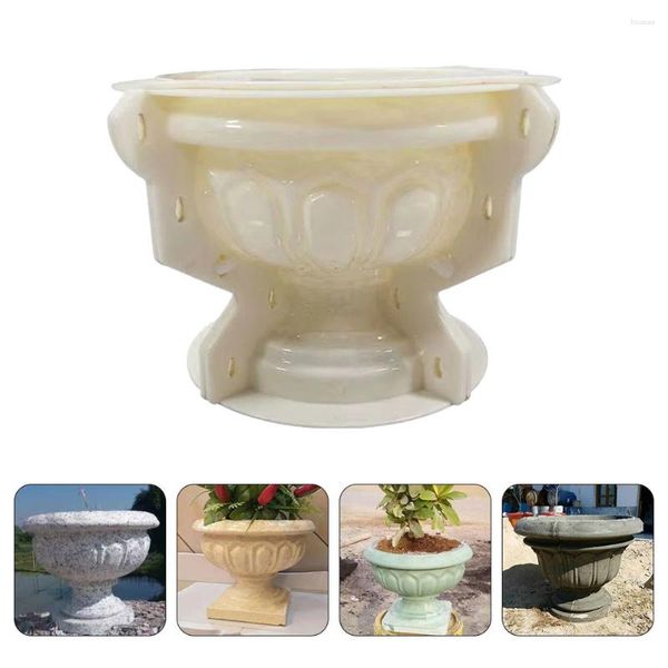 Decorazioni da giardino Stampi da tavolo in resina epossidica Stampo per bacino del tesoro Ornamento per vaso di fiori in plastica Stampi per cemento da colata