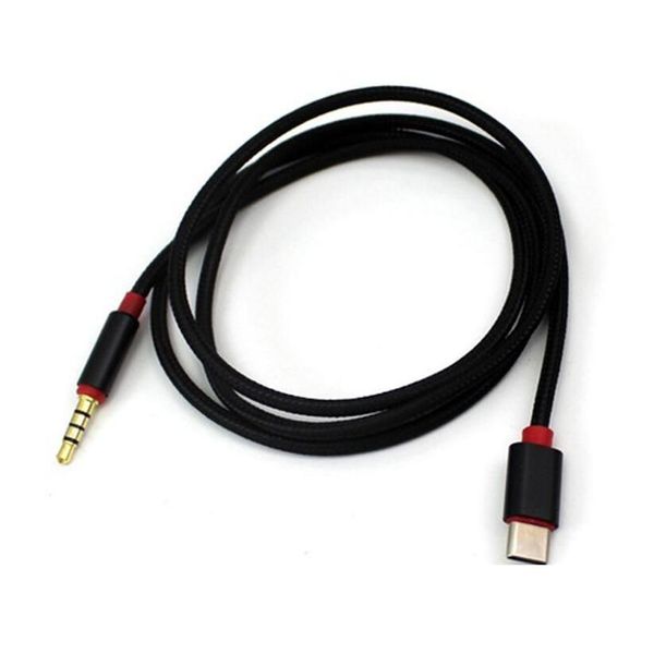 Аудио кабели Разъемы Type-C до 3,5 мм Aux Type C Usb-C Штекер USB 3.1 O Адаптер шнура для смартфона Drop Delivery Electronics A Dh1Gt