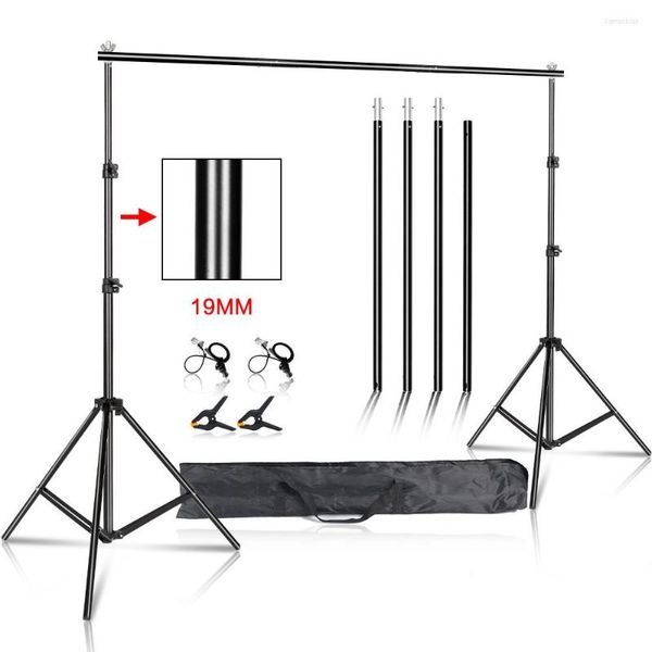 Decorazione per feste 2X2 2X3 2.6X3M Supporto per sfondo Pography Po Studio Fondali per schermo verde Chromakey Sistema di supporto Frame Video per feste