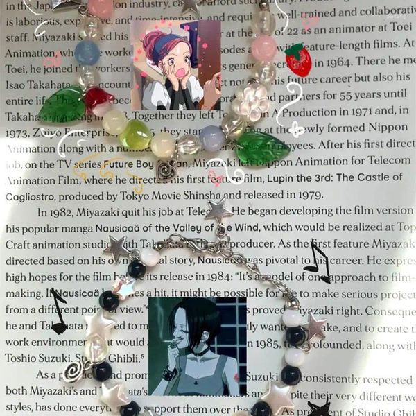 Link-Armbänder Nana Y2k Perlenarmband handgemachter Schmuck Geschenk für Sie