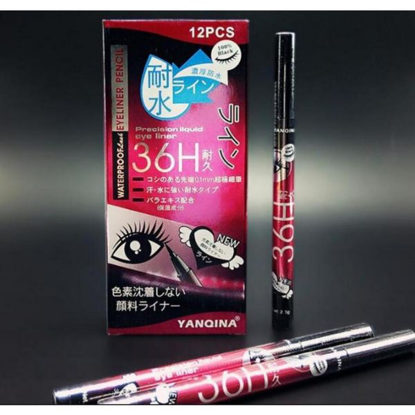 Ultima matita per eyeliner nera liquida impermeabile 36H Penna per eyeliner resistente allo scivolamento per trucco cosmetico Uso domestico Qualità Wholesale458