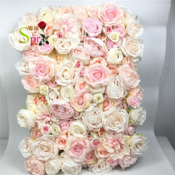 Decoração de festa SPR 2023 Design Flower Wall Cenário de casamentos de casamento de casamentos de tapete artificial para personalização