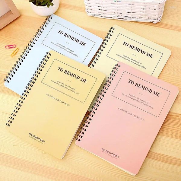 1pc Zufällig A5 60 Blatt Kreative Spirale Spule Notebooks Für Studenten Büro Machen Notizen Journaling Liefert Geschenk