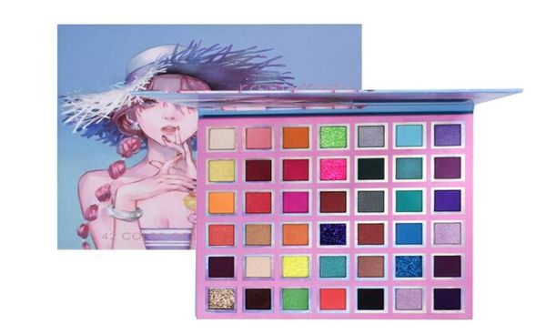 42 Color Matter Lidschatten-Palette, hochpigmentierte Lidschatten-Palette, wasserfeste, nackte Lidschatten-Palette, professionelles Make-up1628858