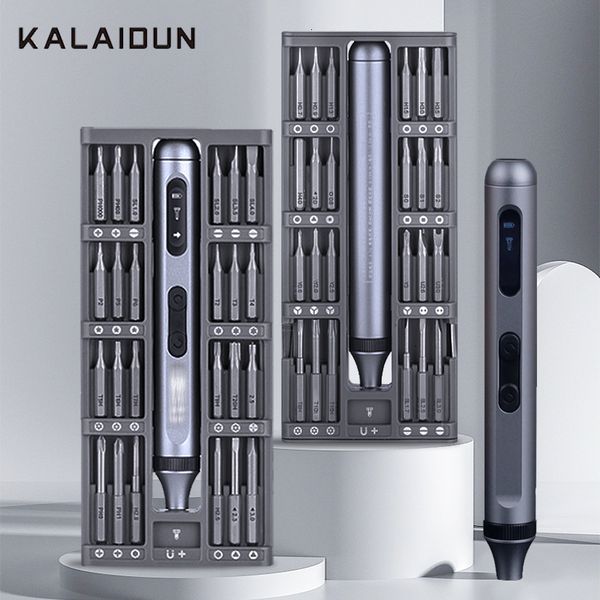 Elektrischer Schraubendreher KALAIDUN Wireless Kit 36V Ladekabelloses Reparatur-Multitool Smartphone Spielzeug PC 230410