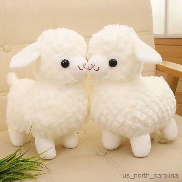 Doldurulmuş Peluş Hayvanlar Peluş Oyuncak Beyaz Koyun Sevimli Hayvan Bebekler Kız Dolgulu Yumuşak Bebek Yastık Kanepe Hediyeleri Noel Doğum Günü Hediyesi R231110
