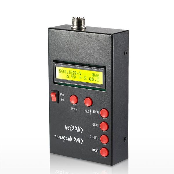 Freeshipping 1-60 MHz HF ANT SWR Antennenanalysator-Messgerät Stehwellentester für Amateurfunk-Hobbyisten Impedanz-Kapazitätsmessung Hlpas