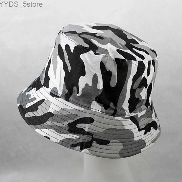 Breite Krempe Hüte Eimer Hüte Unisex Sommer Faltbare Eimer Hut Frauen Outdoor Sonnenschutz Baumwolle Eimer Angeln Jagd Kappe Männer Frauen Bob Chapeau Sonnenhut Panama YQ231110