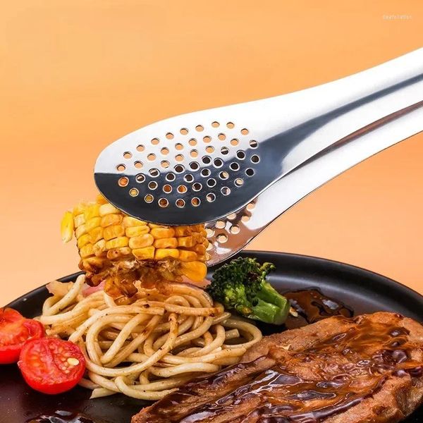 Ferramentas de aço inoxidável clipe alimentos carne pão churrasco clipes portátil piquenique churrasco cozinhar acessórios cozinha