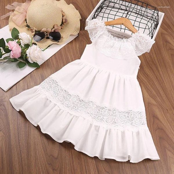 Mädchen Kleider Mädchen Kleid 2023 Mode Casual Für Weiße Kostüme Kds Kleidung Kind Kleidung Vestidos 2-6 Jahre Alt