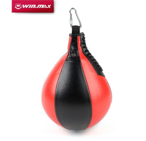 Winmax boxe forma de pêra pu velocidade bola giratória saco de perfuração exercício speedball saco de velocidade soco treinamento de fitness ball5617679