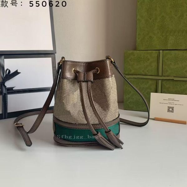 Hota Sales Newe Luxury Designer -Tasche Frauen Umhängetaschen Leder Blume Famliy Miui Eimerbag Berühmte Kordelhandel Handtaschen Cross Body Tasche Best Weihnachtsgeschenk