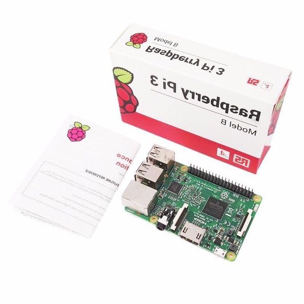 Freeshipping E14 e RS Versão Novo Raspberry Pi 3 Modelo B Placa 1GB LPDDR2 BCM2837 Quad-Core Ras PI3 B,PI 3B com WiFi Bluetooth Tlxic