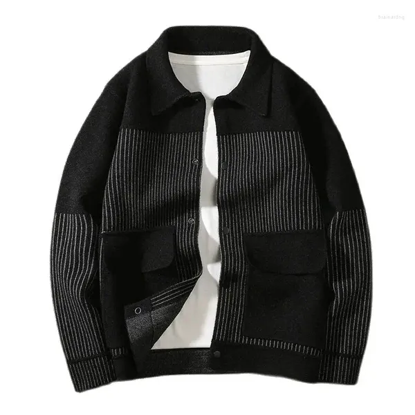 Maglioni da uomo Autunno Inverno Uomo Cappotto maglione lavorato a maglia Impiombato Moda vintage Coreano Casual Giacca bella Cardigan corto caldo spesso maschile