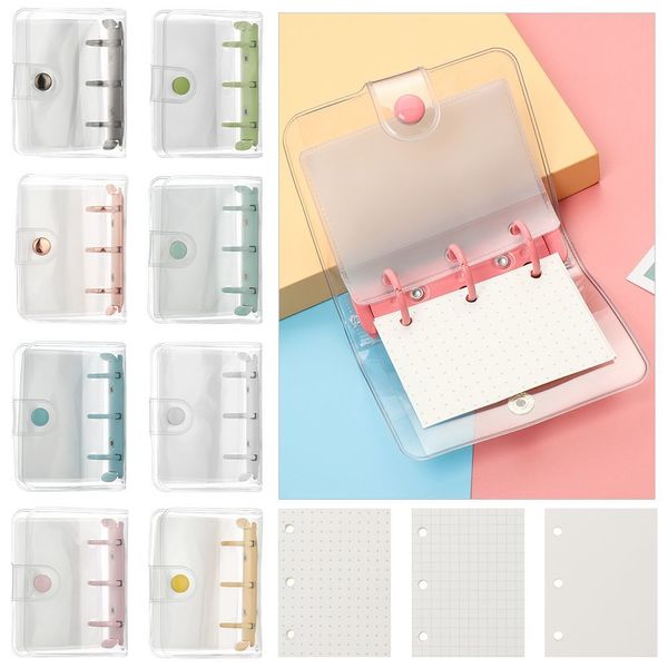 Notepads Creative 3 buracos folhas soltas Refull Notebook Cover