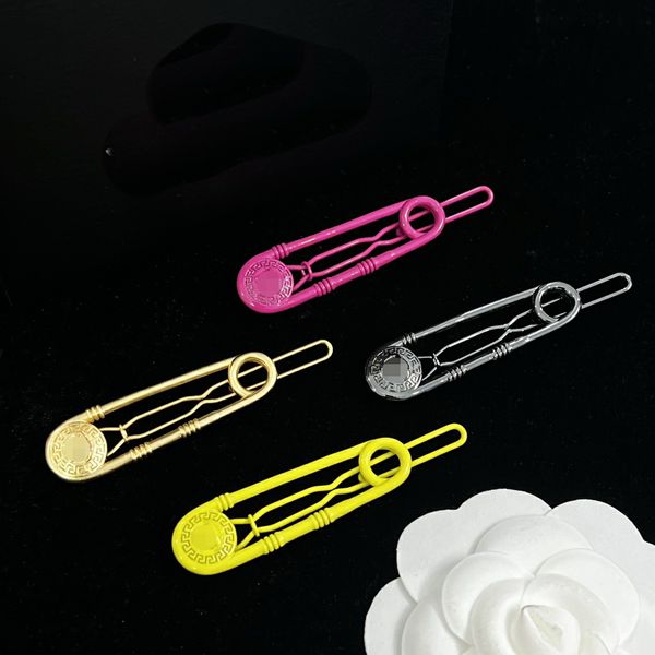 2023 Vendita calda Forcine Ragazze Eleganti fermagli per capelli Pin Barrettes Accessori Donna Fermacapelli Hairgrip Copricapo Copricapo Banshee Testa Ritratto Gioielli per capelli 006