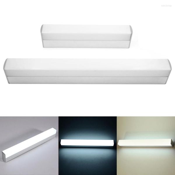 Lâmpadas de parede super brilhantes 12w 16w tiras longas espelhos LED Luz de estilo simples lâmpada de decoração interna para cozinha de quarto do banheiro