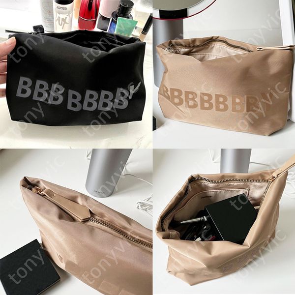 Luxo compõem sacos designer bolsa de higiene pessoal saco de cosméticos bolsas de embreagem b bolsas de maquiagem feminina casos sacos de viagem grande capacidade