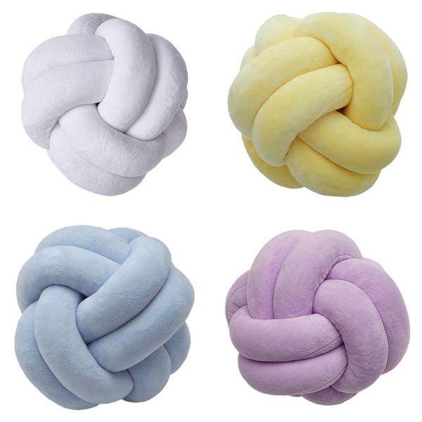 Cuscino/Decorativo Annodato Peluche Palla Design Rotondo Tiro Vita Indietro S Casa Divano Letto Decorazione Bambole Giocattoli Per Bambini S/M Top