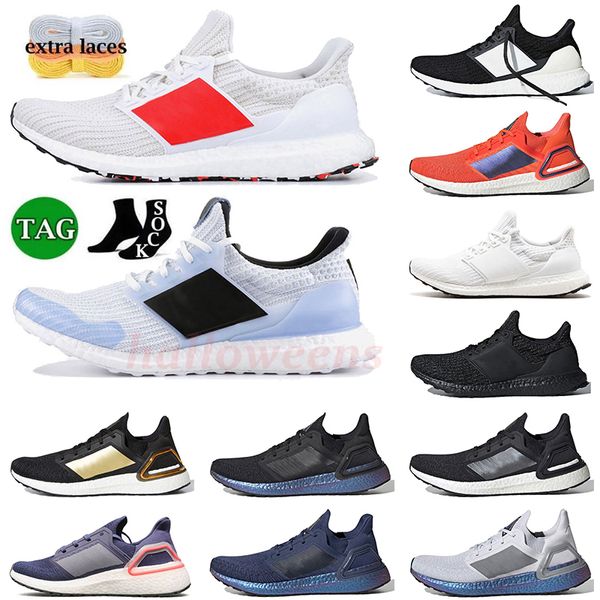 Ultraboosts 20 UB Homens Casual Running Shoes Treinadores 6.0 4.0 5.0 Ultra Core Triplo Preto Branco Tênis Metálico Tecnologia Indigo Dash Cinza Dhgate Designer Sneakers Foam Runner